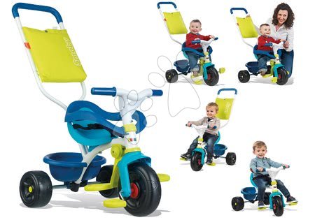 Tricycle à partir de 10 mois - Tricycle pour enfant Be Fun Confort Blue Smoby - 4