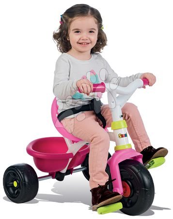 Tricycle à partir de 10 mois - Draisienne Be Fun Confort Rose Smoby - 7