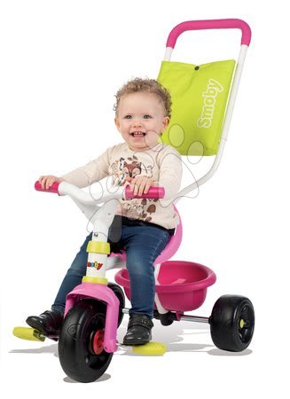 Tricycle à partir de 10 mois - Draisienne Be Fun Confort Rose Smoby - 10