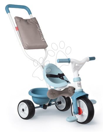 Triciklik 10 hónapos kortól - Tricikli kiesésgátlóval Be Move Comfort Tricycle Blue Smoby - 12