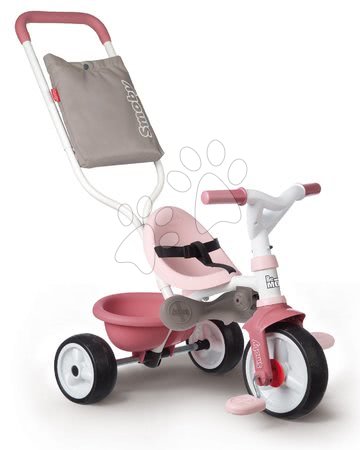 Triciklik 10 hónapos kortól - Tricikli kiesésgátlóval Be Move Comfort Tricycle Pink Smoby - 13