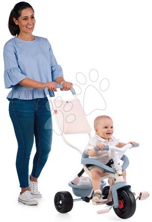 Triciklik 10 hónapos kortól - Tricikli Be Fun Comfort Tricycle Blue Smoby - 7