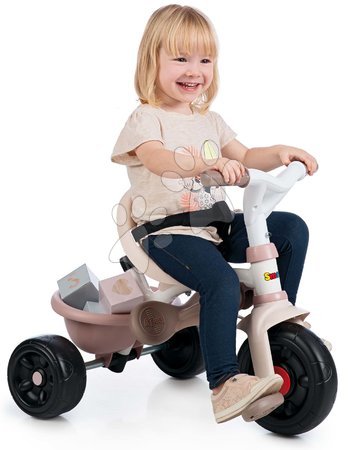 Tříkolky od 10 měsíců - Tříkolka Be Fun Comfort Tricycle Pink Smoby - 6