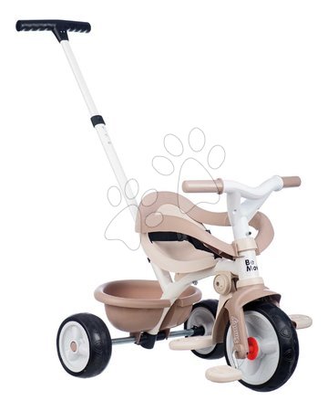 Baby toys from manufacturer ThreadBear design - Tricycle with freewheel Be Move Comfort Tricycle Beige Smoby