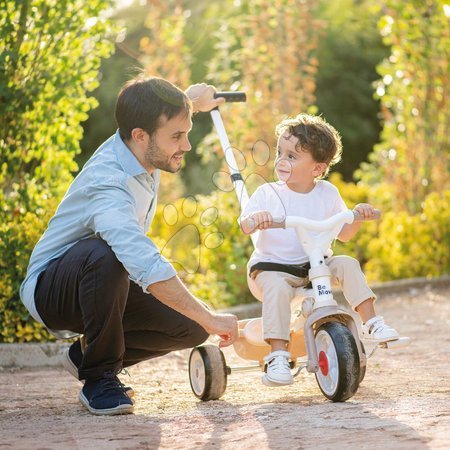 Tricycle à partir de 10 mois - Trotinette avec roue libre Be Move Comfort Tricycle Beige Smoby_1