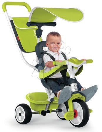 Trojkolky od 10 mesiacov - Trojkolka Baby Balade Blue Smoby - 3