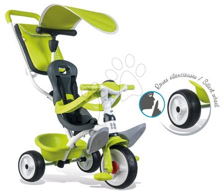 Rowerki trójkołowe od 10 miesiąca - Rowerek trójkołowy Baby Balade Blue Smoby - 5