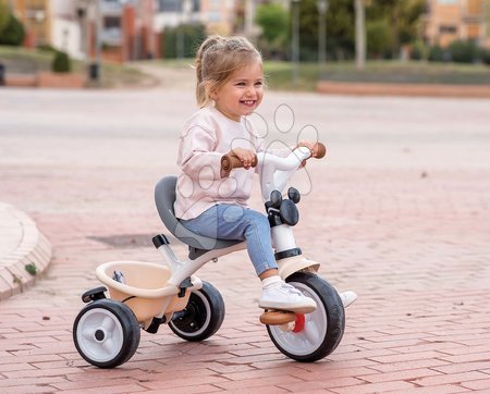 Tricikli za djecu od 10 mjeseci - Tricikl i kolica u jednom s visokim naslovom Mickey Disney Baby Balade Plus Tricycle Smoby  - 4