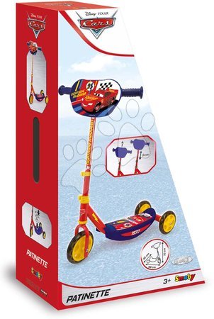 Trotinete cu trei roţi - Trotinetă cu trei roți Cars 3 Wheels Scooter Smoby  - 4