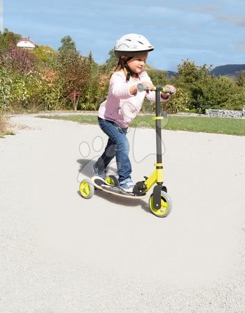 Koloběžky tříkolové - Dřevěná koloběžka tříkolová Wooden Scooter Smoby - 4