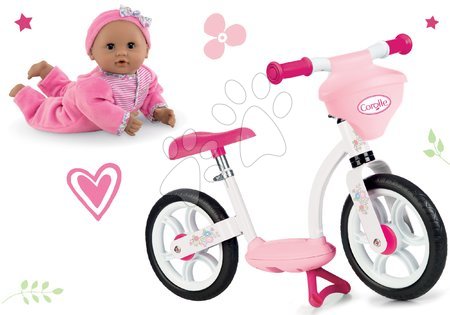 Seturi babytaxiuri - Set bicicletă educativă cu coș Corolle Comfort Smoby  - 12