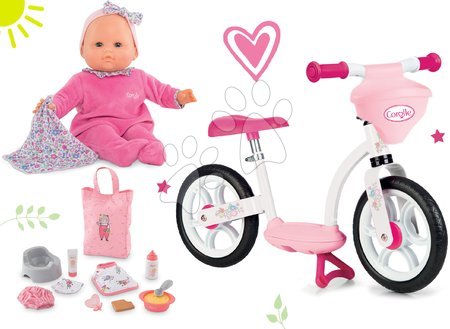 Seturi babytaxiuri - Set bicicletă educativă cu coș Corolle Comfort Smoby  - 21