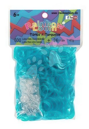 Loom Bands - Gumičky Turquoise Rainbow Loom