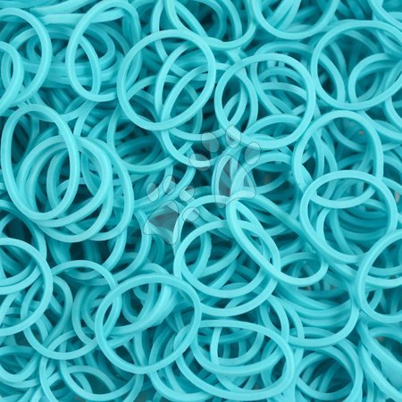 Kreatívne a didaktické hračky od výrobcu Rainbow Loom - Gumičky Turquoise Rainbow Loom_1