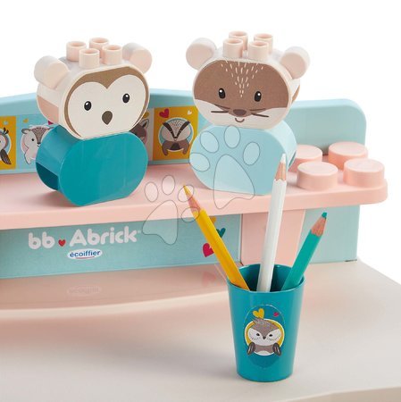 Baba építőjáték és kockák - Rajzasztal Állatok My first desk BB Abrick Écoiffier - 2