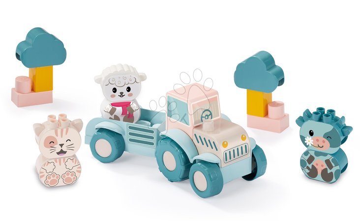 Baby and toddler toys - Didactic tractor with animals My First Tractor BB Abrick Écoiffier