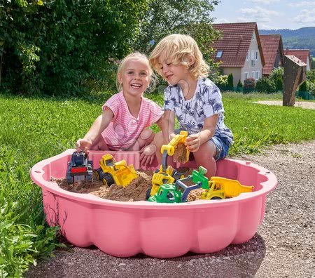 Bacs à sable pour enfants - Bac à sable Coquillage Watershell Pink BIG - 7