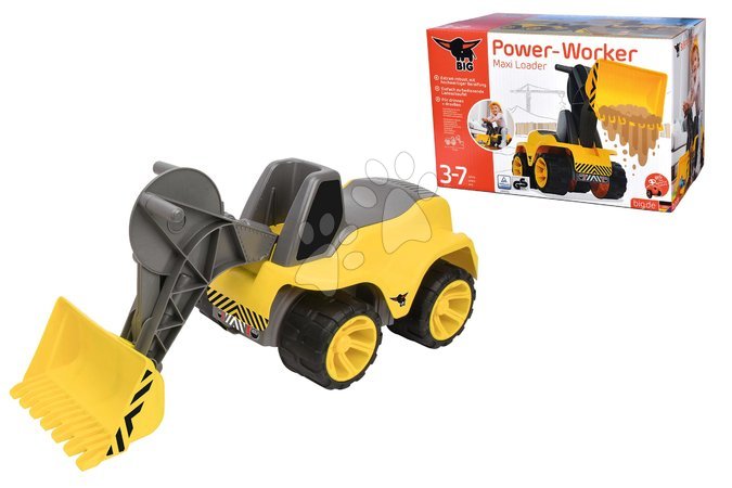 Ride-ons and balance bikes from 18 months - Maxi BIG Backhoe and Working Machine - 7