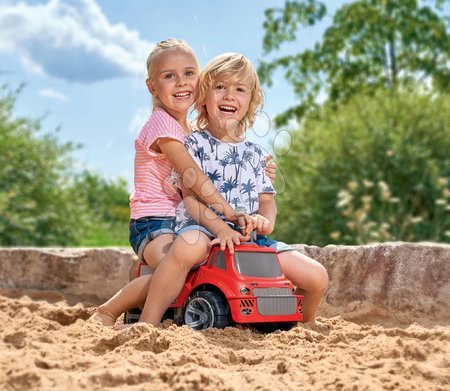 Jeździki od 18 miesięcy - Samochód strażacki z siedzeniem Maxi Firetruck Power Worker BIG - 7