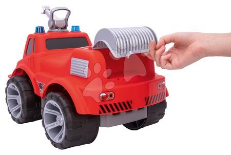 Jeździki od 18 miesięcy - Samochód strażacki z siedzeniem Maxi Firetruck Power Worker BIG - 11