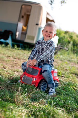 Jeździki od 18 miesięcy - Samochód strażacki z siedzeniem Maxi Firetruck Power Worker BIG - 5