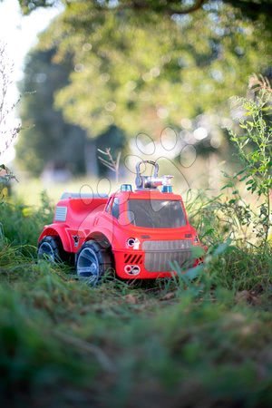 Jeździki od 18 miesięcy - Samochód strażacki z siedzeniem Maxi Firetruck Power Worker BIG - 20