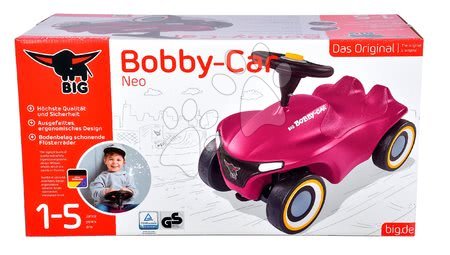 Odrážedla od 12 měsíců - Odrážedlo Bobby Car Neo Aubergine BIG - 8