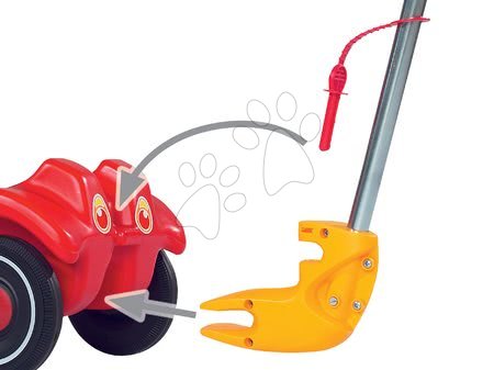 Giocattoli per neonati - Set cavalcabile Bobby Car Neo BIG rosso sonoro con ruote in gomma a 3 strati - 4