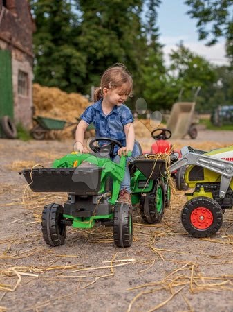 Pedal ride-ons - Jim Loader BIG Pedal Tractor Set - 12