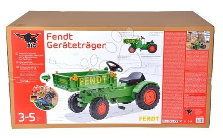 Pedálos gyermekjárművek - Pedálos traktor Fendt BIG - 10