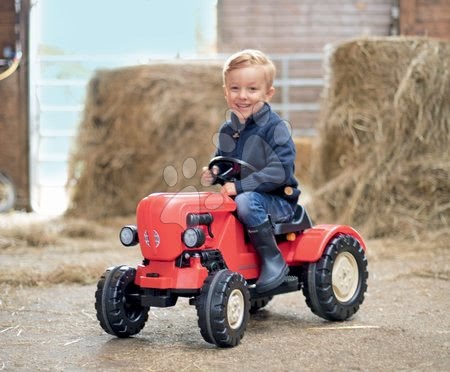 Pedálos gyermekjárművek - Pedálos traktor Porsche Diesel Junior BIG - 7