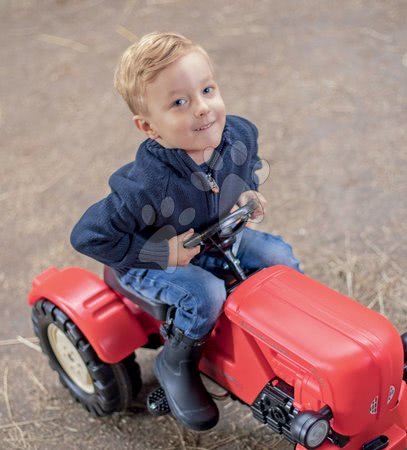 Pojazdy na pedały dla dzieci - Porsche Diesel Junior BIG traktor łańcuchowy. - 4