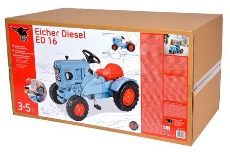 Voitures à pédales pour enfants - Tracteur à pédale Eicher Diesel ED 16 BIG - 10