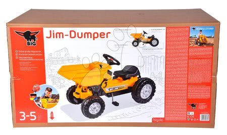 Voitures à pédales pour enfants - Tracteur avec benne basculante Jim Dumper BIG - 5