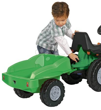 Pedálos gyermekjárművek - Szett traktor Maxi John XL BIG - 7