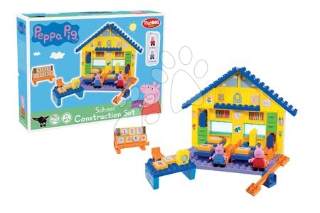 BIG-Bloxx building toys - BIG PlayBIG Bloxx Peppa Pig at School Building Blocks Set - 2