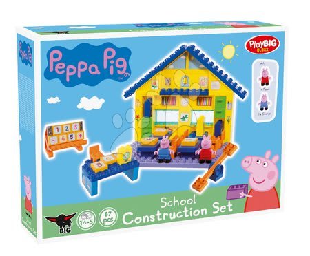 BIG-Bloxx building toys - BIG PlayBIG Bloxx Peppa Pig at School Building Blocks Set - 5