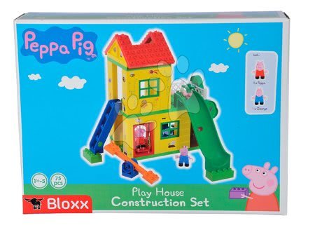 Gioco di costruzioni bambini Peppa Pig sul campo di gioco