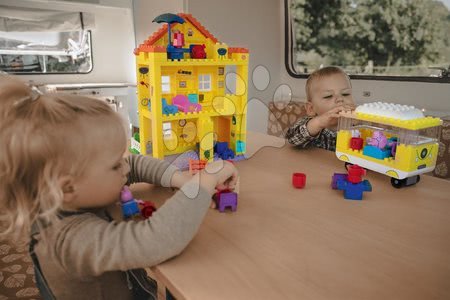 Stavebnice ako LEGO - Stavebnica Peppa Pig rodinka v domčeku PlayBIG Bloxx BIG - 17