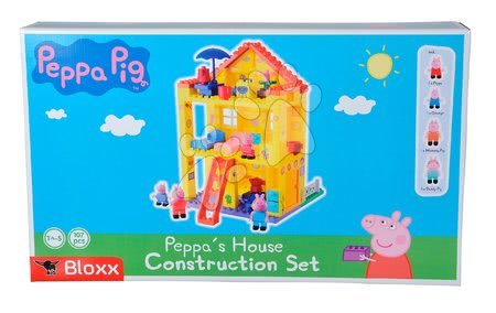 Stavebnice ako LEGO - Stavebnica Peppa Pig rodinka v domčeku PlayBIG Bloxx BIG - 13