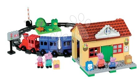 Stavebnice BIG-Bloxx jako lego - Stavebnice Peppa Pig na nádraží PlayBIG - 6