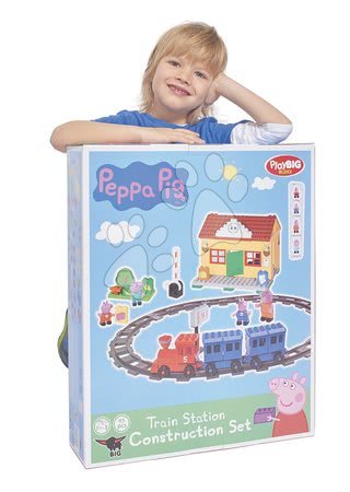 Stavebnice BIG-Bloxx jako lego - Stavebnice Peppa Pig na nádraží PlayBIG - 10