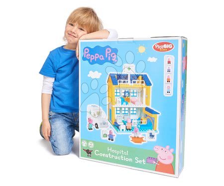 Stavebnice BIG-Bloxx jako lego - Stavebnice Peppa Pig v nemocnici PlayBIG Bloxx BIG  - 4