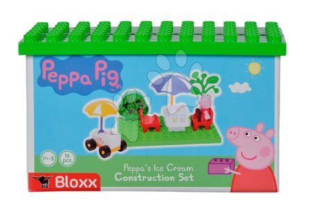 BIG-Bloxx building toys - BIG PlayBIG Bloxx Peppa Pig at Ice Cream Shop Building Blocks Set - 2