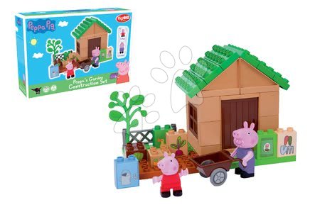 Stavebnice BIG-Bloxx jako lego - Stavebnice Peppa Pig na zahradě PlayBIG Bloxx BIG  - 1