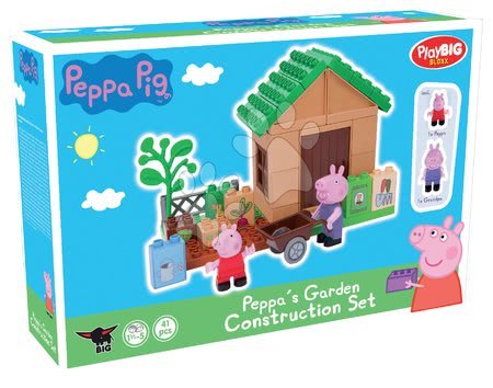 Stavebnice BIG-Bloxx jako lego - Stavebnice Peppa Pig na zahradě PlayBIG Bloxx BIG  - 2