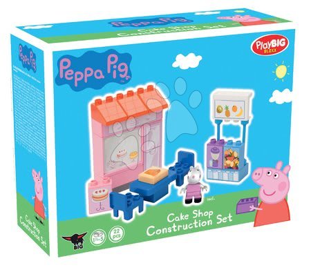 Építőjátékok BIG-Bloxx mint lego - Építőjáték Peppa Pig cukrászdában PlayBIG Bloxx BIG  - 2