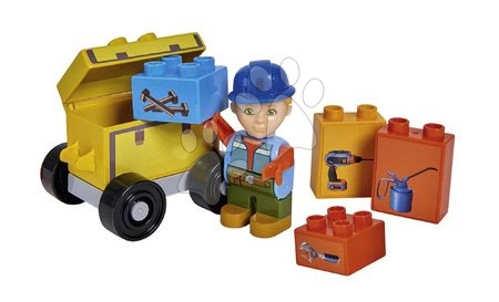 Stavebnice BIG-Bloxx jako lego - Set 3 stavebnic s vozíky Bob the Builder PlayBIG BLOXX - 2