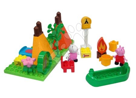 Giochi di costruzioni come LEGO - Gioco di costruzioni  Peppa Pig Camping set PlayBIG Bloxx BIG - 1