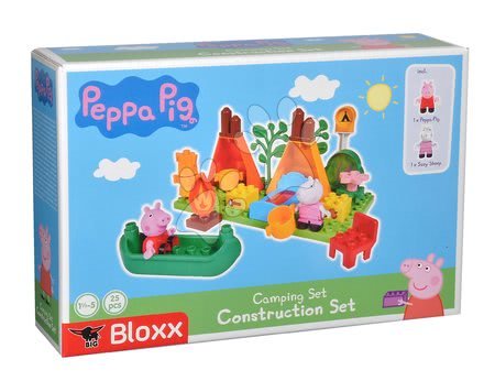 Giochi di costruzioni come LEGO - Gioco di costruzioni  Peppa Pig Camping set PlayBIG Bloxx BIG - 3